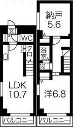 上飯田駅 徒歩4分 4階の物件間取画像